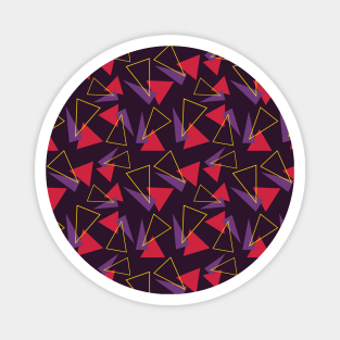 Triangle Shapes Seamless Pattern 018#001 Magnet